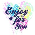 ÃÂ you enjoy multicolored stylized hearts on a white background, vector